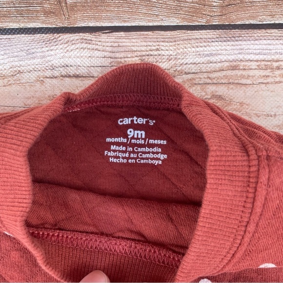 Carter’s baby girl onesie size 9 months - Picture 5 of 11